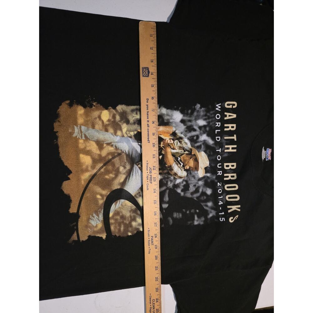 Hanes Men's Black Garth Brooks 2014-15 World Tour T-Shirt - Size XL - Picture 4 of 5